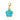 Blue Flower Charm